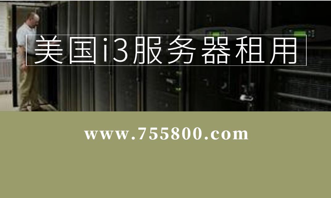 美国i3服务器租用